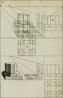 An illustration from La prospettiva pratica : delineata in tavole a norma della seconda regola (1744)