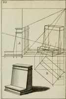 An illustration from La prospettiva pratica : delineata in tavole a norma della seconda regola (1744)