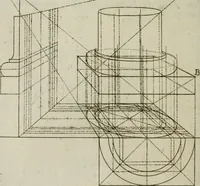 An illustration from La prospettiva pratica : delineata in tavole a norma della seconda regola (1744)