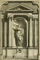 An illustration from La prospettiva pratica : delineata in tavole a norma della seconda regola (1744)