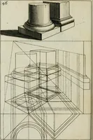 An illustration from La prospettiva pratica : delineata in tavole a norma della seconda regola (1744)
