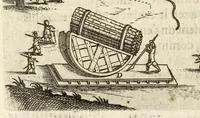 Picture 15 of 66 from La pyrotechnie de Hanzelet lorrain, ou sont representez les plus rares & plus appreuuez secrets des machines & des feux artificiels, propres pour assieger, battre, surprende & deffendre toutes places (1630), leaf 104