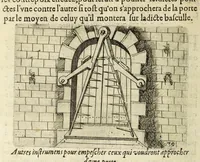 Picture 21 of 66 from La pyrotechnie de Hanzelet lorrain, ou sont representez les plus rares & plus appreuuez secrets des machines & des feux artificiels, propres pour assieger, battre, surprende & deffendre toutes places (1630), leaf 128