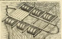 Picture 26 of 66 from La pyrotechnie de Hanzelet lorrain, ou sont representez les plus rares & plus appreuuez secrets des machines & des feux artificiels, propres pour assieger, battre, surprende & deffendre toutes places (1630), leaf 141