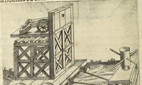 An illustration from La pyrotechnie de Hanzelet lorrain, ou sont representez les plus rares & plus appreuuez secrets des machines & des feux artificiels, propres pour assieger, battre, surprende & deffendre toutes places (1630)