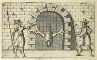 Picture 35 of 66 from La pyrotechnie de Hanzelet lorrain, ou sont representez les plus rares & plus appreuuez secrets des machines & des feux artificiels, propres pour assieger, battre, surprende & deffendre toutes places (1630), leaf 160