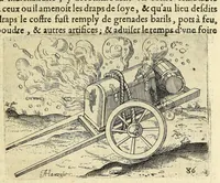 Picture 49 of 66 from La pyrotechnie de Hanzelet lorrain, ou sont representez les plus rares & plus appreuuez secrets des machines & des feux artificiels, propres pour assieger, battre, surprende & deffendre toutes places (1630), leaf 205
