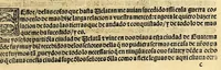Picture 7 of 10 from La quarta relacion q[ue] Ferna[n]do Cortes gouernador y capitan general porsu majestad enla Nueua España d[e]l mar oceano embio al muy alto [y] muy potentissimo inuictissimo señor don Carlos emperador semper angusto [sic] y rey de España nuestro señor : enla qual estan otras cartas [y] relaciones que los capitanes Pedro de Aluarado [y] Diego Godoy embiaron al dicho capitan Fernardo [sic] Cortes (1525), leaf 35