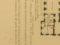 An illustration from L'architecture aux États-Unis; preuve de la force d'expansion du génie français, heureuse association de qualités admirablement complémentaires. Préf. de Victor Cambon (1920)
