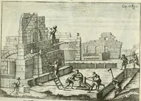 An illustration from L'architetto prattico : in cui con facilta si danno le regole per apprendere l'architettura civile (1726)