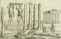 An illustration from L'architetto prattico : in cui con facilta si danno le regole per apprendere l'architettura civile (1726)