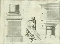 An illustration from L'architetto prattico : in cui con facilta si danno le regole per apprendere l'architettura civile (1726)