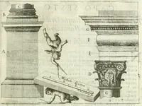 An illustration from L'architetto prattico : in cui con facilta si danno le regole per apprendere l'architettura civile (1726)