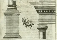 An illustration from L'architetto prattico : in cui con facilta si danno le regole per apprendere l'architettura civile (1726)