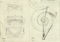 An illustration from L'architetto prattico : in cui con facilta si danno le regole per apprendere l'architettura civile (1726)