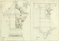 An illustration from L'architetto prattico : in cui con facilta si danno le regole per apprendere l'architettura civile (1726)