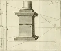 An illustration from L'architetto prattico : in cui con facilta si danno le regole per apprendere l'architettura civile (1726)