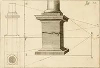 An illustration from L'architetto prattico : in cui con facilta si danno le regole per apprendere l'architettura civile (1726)