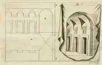 An illustration from L'architetto prattico : in cui con facilta si danno le regole per apprendere l'architettura civile (1726)