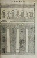 An illustration from L'architettura di Andrea Palladio diuisa in quattro libri : ne' quali, dopò vn breue trattato de' cinque ordini, et di quelli auertimenti, c[he] sono più necessarij nel fabricare : si tratta delle case priuate, delle vie, dei ponti, delle piazze, dei xisti, et de tempij (1642)
