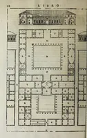 An illustration from L'architettura di Andrea Palladio diuisa in quattro libri : ne' quali, dopò vn breue trattato de' cinque ordini, et di quelli auertimenti, c[he] sono più necessarij nel fabricare : si tratta delle case priuate, delle vie, dei ponti, delle piazze, dei xisti, et de tempij (1642)