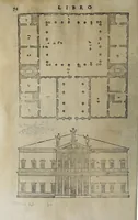 An illustration from L'architettura di Andrea Palladio diuisa in quattro libri : ne' quali, dopò vn breue trattato de' cinque ordini, et di quelli auertimenti, c[he] sono più necessarij nel fabricare : si tratta delle case priuate, delle vie, dei ponti, delle piazze, dei xisti, et de tempij (1642)