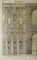 An illustration from L'architettura di Andrea Palladio diuisa in quattro libri : ne' quali, dopò vn breue trattato de' cinque ordini, et di quelli auertimenti, c[he] sono più necessarij nel fabricare : si tratta delle case priuate, delle vie, dei ponti, delle piazze, dei xisti, et de tempij (1642)