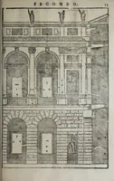 An illustration from L'architettura di Andrea Palladio diuisa in quattro libri : ne' quali, dopò vn breue trattato de' cinque ordini, et di quelli auertimenti, c[he] sono più necessarij nel fabricare : si tratta delle case priuate, delle vie, dei ponti, delle piazze, dei xisti, et de tempij (1642)