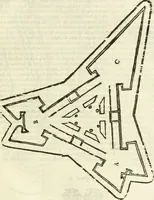 Picture 10 of 49 from L'architettura militare di Gabriello Busca, milanese : nella quale si da contezza ad ogni professore, e seguace della guerra tanto di grande, quanto di basso titolo, Del modo di fortificare luochi deboli, cinger cittadi, fabricar fortezze, cosi al monte, come alla pianura, e della maniera di diffenderle da qualsiuoglia batteria, & assalto (1619), leaf 122