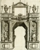 Picture 29 of 32 from La reale maesta, cioé, Racconto di quanto fece la regia città di Pauia nel compire e riceuere la Sereniss. D. Maria Anna, figliuola di Ferdinando terzo, imperadore sempre augusto, e sposa del grande monarca ibero Filippo quarto, di là in passando per andarsene in Ispagna (1650), leaf 116