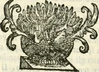 An illustration from La reale maesta, cioé, Racconto di quanto fece la regia città di Pauia nel compire e riceuere la Sereniss. D. Maria Anna, figliuola di Ferdinando terzo, imperadore sempre augusto, e sposa del grande monarca ibero Filippo quarto, di là in passando per andarsene in Ispagna (1650)