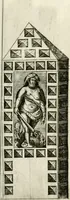 An illustration from La reale maesta, cioé, Racconto di quanto fece la regia città di Pauia nel compire e riceuere la Sereniss. D. Maria Anna, figliuola di Ferdinando terzo, imperadore sempre augusto, e sposa del grande monarca ibero Filippo quarto, di là in passando per andarsene in Ispagna (1650)