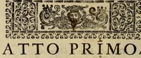 An illustration from La regina Sant'Orsola, d'Andrea Salvadori, recitata in musica nel Teatro del Serenisso. Gran Duca da Toscana. (1625)