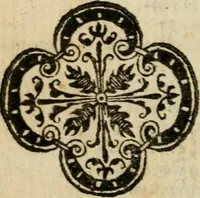 An illustration from La regina sant' Orsola, del sig. Andrea Saluadori : rappresetata nel teatro del sereniss. gran duca di Toscana al serenissimo principe Vladislao Sigismondo, principe di Polonia e di Suezia ; et, I fiori del Caluario, del medesimo (1625)