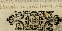 An illustration from La regina sant' Orsola, del sig. Andrea Saluadori : rappresetata nel teatro del sereniss. gran duca di Toscana al serenissimo principe Vladislao Sigismondo, principe di Polonia e di Suezia ; et, I fiori del Caluario, del medesimo (1625)