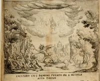 Picture 13 of 35 from La regina sant' Orsola, del sig. Andrea Saluadori : rappresetata nel teatro del sereniss. gran duca di Toscana al serenissimo principe Vladislao Sigismondo, principe di Polonia e di Suezia ; et, I fiori del Caluario, del medesimo (1625), leaf 63
