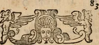 An illustration from La regina sant' Orsola, del sig. Andrea Saluadori : rappresetata nel teatro del sereniss. gran duca di Toscana al serenissimo principe Vladislao Sigismondo, principe di Polonia e di Suezia ; et, I fiori del Caluario, del medesimo (1625)