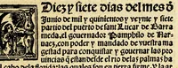 An illustration from La relacion y comentarios del gouernador Aluar Nuñez Cabeça de Vaca, de lo acaescido en las dos jornadas que hizo a las Indias (1555)