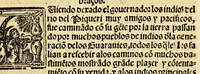 An illustration from La relacion y comentarios del gouernador Aluar Nuñez Cabeça de Vaca, de lo acaescido en las dos jornadas que hizo a las Indias (1555)