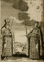 An illustration from La religion ancienne et moderne des moscovites : enrichie de figures (1698)