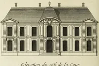 Picture 39 of 215 from L'art de bâtir des maisons de campagne : où l'on traite de leur distribution, de leur construction, & de leur decoration ... : avec l'explication de ses projets, et des desseins de menuiserie, de serrurerie, de parterres, & d'autres ornemens propres à la decoration intérieure & extérieure ... (1743), leaf 159