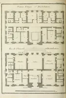 Picture 49 of 215 from L'art de bâtir des maisons de campagne : où l'on traite de leur distribution, de leur construction, & de leur decoration ... : avec l'explication de ses projets, et des desseins de menuiserie, de serrurerie, de parterres, & d'autres ornemens propres à la decoration intérieure & extérieure ... (1743), leaf 181