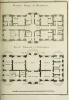 Picture 53 of 215 from L'art de bâtir des maisons de campagne : où l'on traite de leur distribution, de leur construction, & de leur decoration ... : avec l'explication de ses projets, et des desseins de menuiserie, de serrurerie, de parterres, & d'autres ornemens propres à la decoration intérieure & extérieure ... (1743), leaf 194