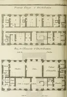 An illustration from L'art de bâtir des maisons de campagne : où l'on traite de leur distribution, de leur construction, & de leur decoration ... : avec l'explication de ses projets, et des desseins de menuiserie, de serrurerie, de parterres, & d'autres ornemens propres à la decoration intérieure & extérieure ... (1743)