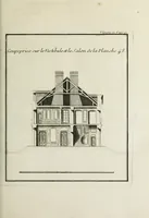 Picture 60 of 215 from L'art de bâtir des maisons de campagne : où l'on traite de leur distribution, de leur construction, & de leur decoration ... : avec l'explication de ses projets, et des desseins de menuiserie, de serrurerie, de parterres, & d'autres ornemens propres à la decoration intérieure & extérieure ... (1743), leaf 214
