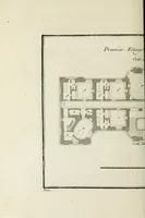 Picture 64 of 215 from L'art de bâtir des maisons de campagne : où l'on traite de leur distribution, de leur construction, & de leur decoration ... : avec l'explication de ses projets, et des desseins de menuiserie, de serrurerie, de parterres, & d'autres ornemens propres à la decoration intérieure & extérieure ... (1743), leaf 223