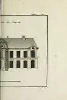 Picture 77 of 215 from L'art de bâtir des maisons de campagne : où l'on traite de leur distribution, de leur construction, & de leur decoration ... : avec l'explication de ses projets, et des desseins de menuiserie, de serrurerie, de parterres, & d'autres ornemens propres à la decoration intérieure & extérieure ... (1743), leaf 252