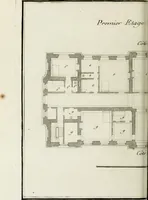Picture 84 of 215 from L'art de bâtir des maisons de campagne : où l'on traite de leur distribution, de leur construction, & de leur decoration ... : avec l'explication de ses projets, et des desseins de menuiserie, de serrurerie, de parterres, & d'autres ornemens propres à la decoration intérieure & extérieure ... (1743), leaf 271