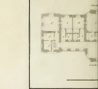 Picture 92 of 215 from L'art de bâtir des maisons de campagne : où l'on traite de leur distribution, de leur construction, & de leur decoration ... : avec l'explication de ses projets, et des desseins de menuiserie, de serrurerie, de parterres, & d'autres ornemens propres à la decoration intérieure & extérieure ... (1743), leaf 293
