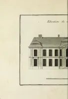 An illustration from L'art de bâtir des maisons de campagne : où l'on traite de leur distribution, de leur construction, & de leur decoration ... : avec l'explication de ses projets, et des desseins de menuiserie, de serrurerie, de parterres, & d'autres ornemens propres à la decoration intérieure & extérieure ... (1743)